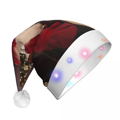 Santa Claus 109 Christmas Hats Funny Snow Glow Καλά Χριστούγεννα καπέλο Άγιου Βασίλη