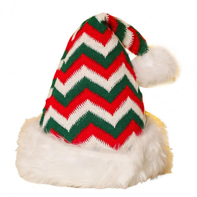 Pălărie de Crăciun atractivă, lavabilă, menține la cald Triunghiul Elk Om de zăpadă Moș Crăciun Decor șapcă