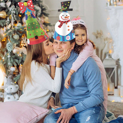 4vnt skrybėlė Kalėdinė kepurė stora vyriška ornamentas senas snaigės pledas Kalėdų namų dekoras Son Kalėdų papuošalas Nemokamas pristatymas 2022 m.