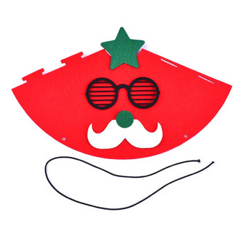 1PC коледна шапка Карикатура Дядо Коледа Лос Снежен човек Весела Коледа Шапка Коледни декорации за дома Консумативи за коледно парти