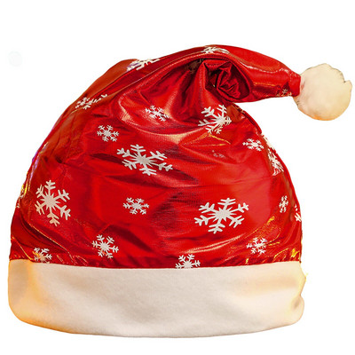 1 komad božićne kape crvene boje Neosvijetljena tkanina za novogodišnje ukrase Materijal 28cmX35cm Djed Mraz navidad kape Festival