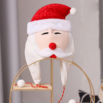 Персонални коледни орнаменти Шапка на Дядо Коледа Дядо Коледа Елк Шапка на снежен човек Дете Момче Момче Момиче Шапка Коледно парти Реквизит