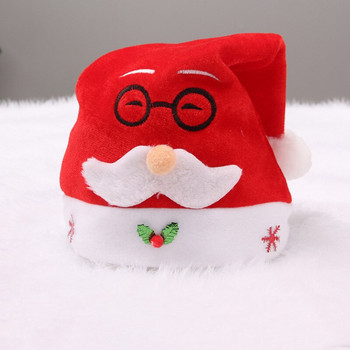 Χρυσά Βελούδινα Χριστουγεννιάτικα Καπέλα Σάντα Καπέλα Παιδικά Καπέλα Χριστουγεννιάτικα Διακοσμητικά για Καλή Πρωτοχρονιά Χριστουγεννιάτικες στολές