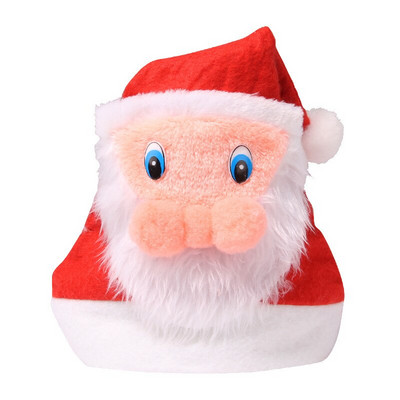 Pălării de Crăciun din catifea aurie Pălării de Moș Crăciun Pălării pentru copii Decorațiuni de Crăciun Recuzită de petrecere de An Nou Fericit Costume de Crăciun