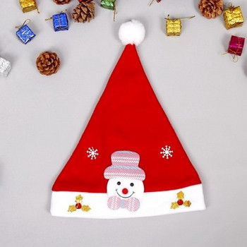 Χριστουγεννιάτικα καπέλα Santa Elk Knitted Beanie Hat Snowman Cartoon Χριστουγεννιάτικο δώρο Παιδικό χειμωνιάτικο καπέλο για ενήλικες Χριστουγεννιάτικες προμήθειες Πρωτοχρονιάς