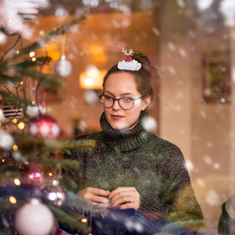 Jõulud Juukseklambrid Jõuluvana Punane Juuksenõel Peakate Aksessuaarid Sukad Stopper Barrettes Peokinkimine Ilusad juuksenõelad