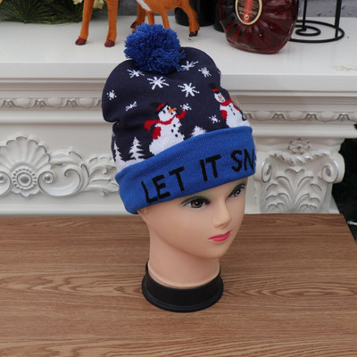 Jõulud Sall Müts LED Helendav Mehed Lapsed Sügis Talv Soe Koo Sall Müts Tantsupeo Kaunistus Sünnipäevapühade kingitus
