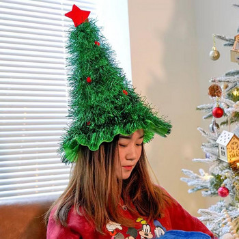 Μοντέρνο χριστουγεννιάτικο καπέλο Unisex Αύξηση εορταστικής ατμόσφαιρας Chic παιδικό χριστουγεννιάτικο καπέλο με κορδέλα