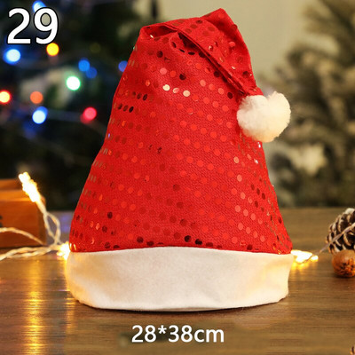 1 tk Täiskasvanutele Lastele Laste kostüüm Jõuluvana Lumemees Põhjapõdrafestivali mütsi ornament Navidadi jaoks uusaasta kingitus uued jõulumütsid