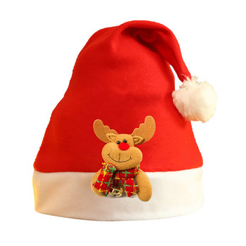 Χριστουγεννιάτικο καπέλο για διακοπές Χριστουγέννων για ενήλικες Παιδιά Εξαιρετικά παχιά κλασική γούνα για τα Χριστούγεννα Πρωτοχρονιά Εορταστικό πάρτι