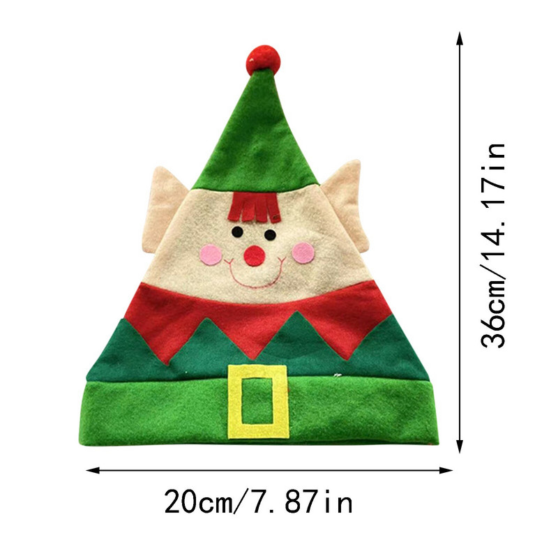 Jõuluvana Mütsid Täiskasvanute jõulumütsid 1 pakk Punased ja rohelised Jõulud Jõuluvana Uusaasta Peomeütsid Mütsid Pühade Eriürituste Kleidid Naistele