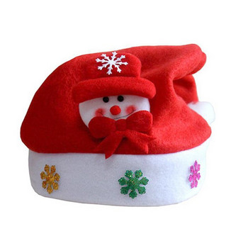 Καλά Χριστούγεννα Καπέλο Πρωτοχρονιάς Navidad Cap Snowman ElK Καπέλα Άγιου Βασίλη για Παιδιά Παιδιά Ενήλικες Χριστουγεννιάτικο Δώρο Διακόσμηση