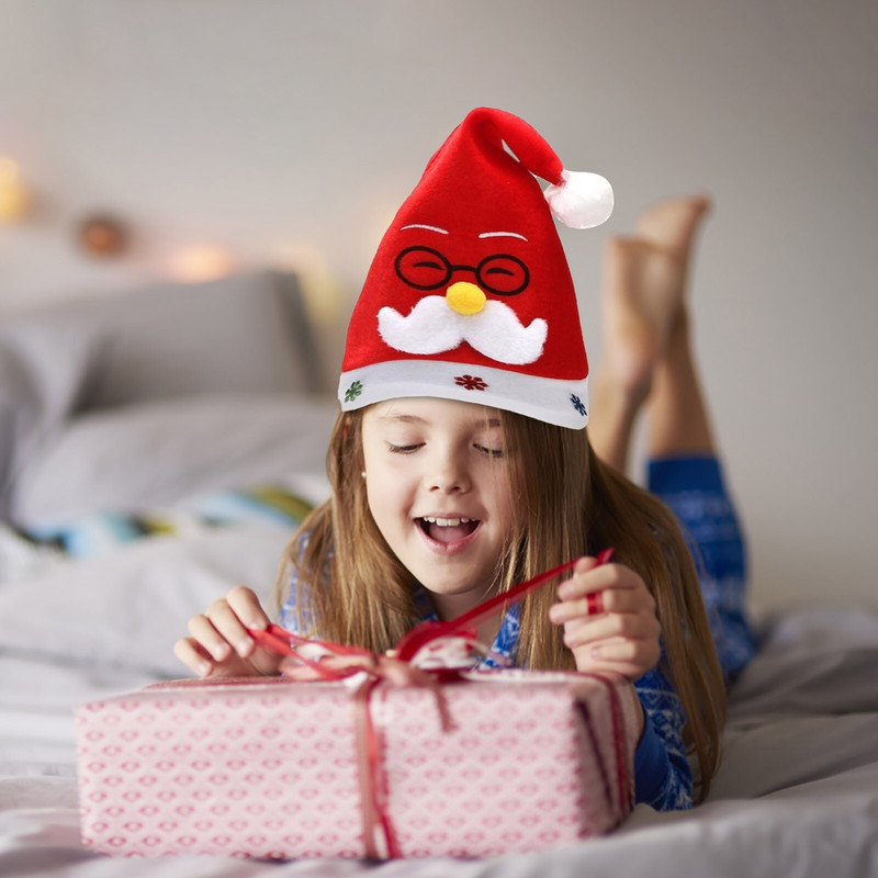 h Božićna zabava s kapama Djeda Božićnjaka s kapama Djeda Božićnjaka Svečana božićna zabava Prerušiti se Ukrasi za slavlje Dodaci za kostime