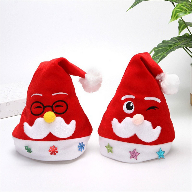 h Božićna zabava s kapama Djeda Božićnjaka s kapama Djeda Božićnjaka Svečana božićna zabava Prerušiti se Ukrasi za slavlje Dodaci za kostime