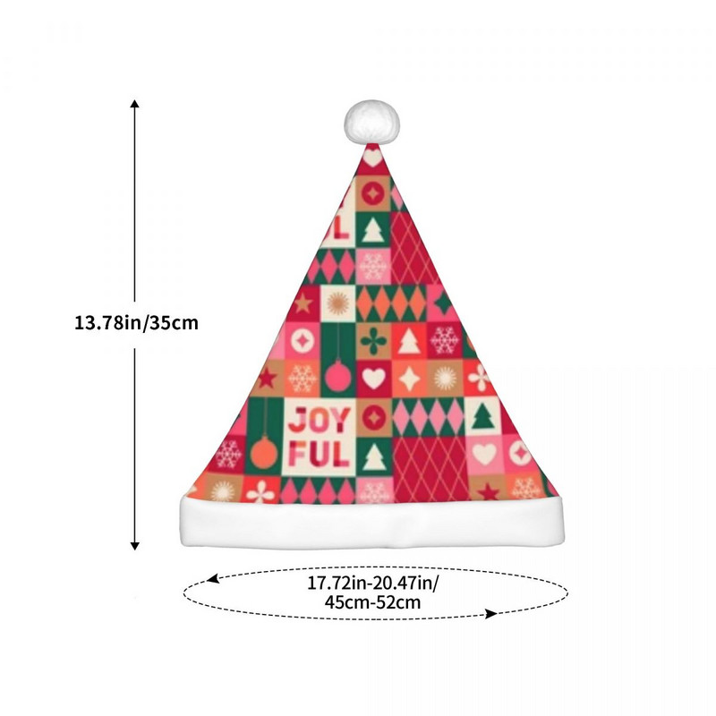 Božićni uzorak 11 Božićni šešir za djecu Elk Moderan Sretan Božić Božićni ukrasi