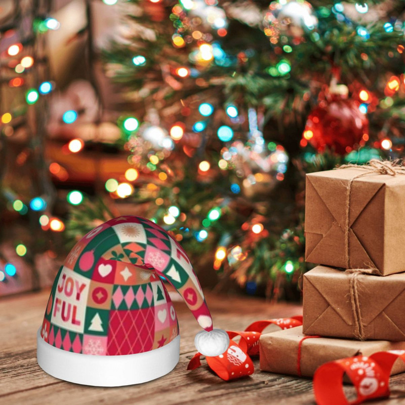 Božićni uzorak 11 Božićni šešir za djecu Elk Moderan Sretan Božić Božićni ukrasi