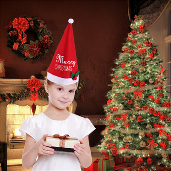 Καρό Χριστουγεννιάτικο καπέλο χριστουγεννιάτικο καπέλο κόκκινο χιονονιφάδα χοντρή διακόσμηση καπέλο διακόσμηση σπιτιού Κομμωτήριο Στολίδι νιφάδα χιονιού
