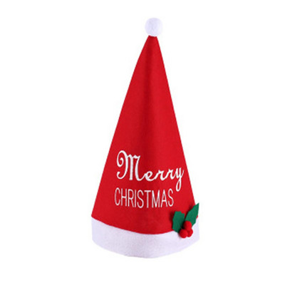 Pledas kalėdinė kalėdinė kepurė Skrybėlė raudona snaigė stora dekoracinė kepurė Namų dekoras Kirpykla snaigės ornamentas