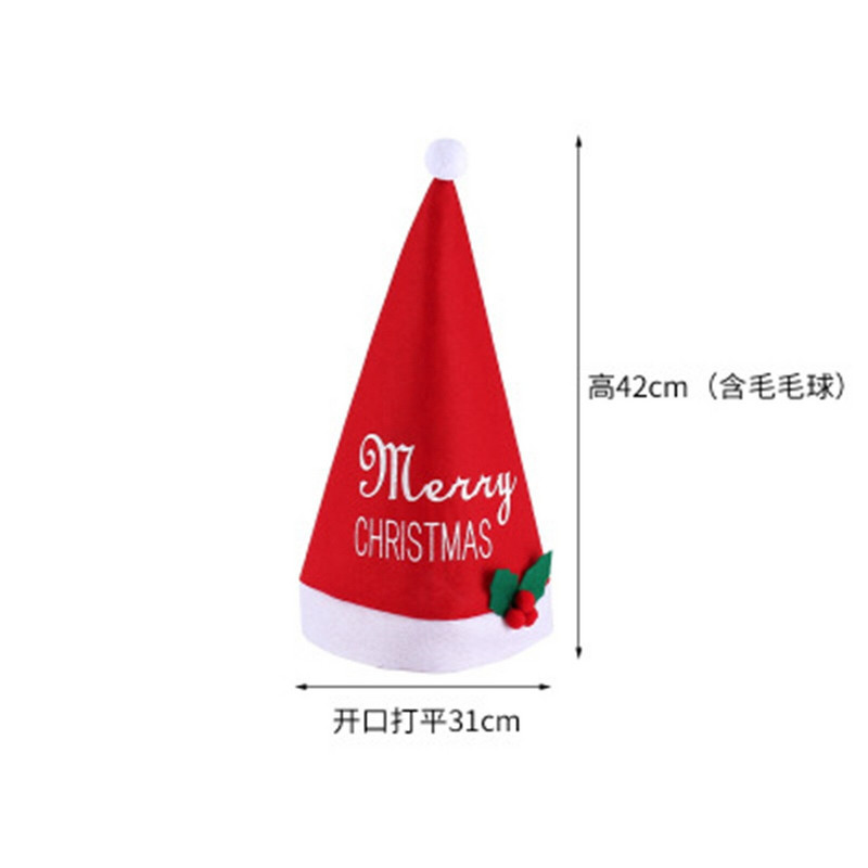 Pledas kalėdinė kalėdinė kepurė Skrybėlė raudona snaigė stora dekoracinė kepurė Namų dekoras Kirpykla snaigės ornamentas