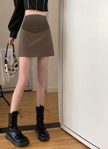 Модерна пола за бременни няколко модела с висока талия