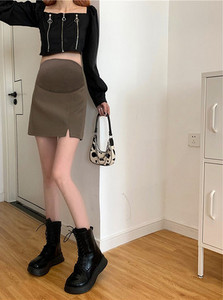 Модерна пола за бременни няколко модела с висока талия