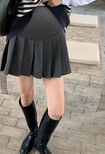 Дамска плисирана - пола за бременни