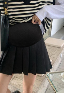 Дамска плисирана - пола за бременни