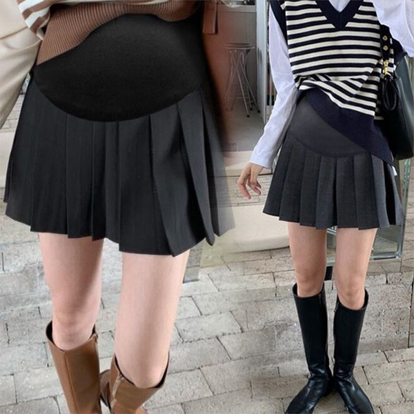 Дамска плисирана - пола за бременни 