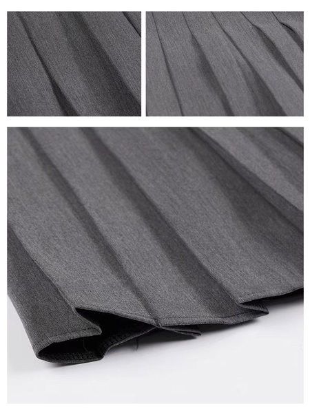 Дамска къса пола тип плисе за бременни