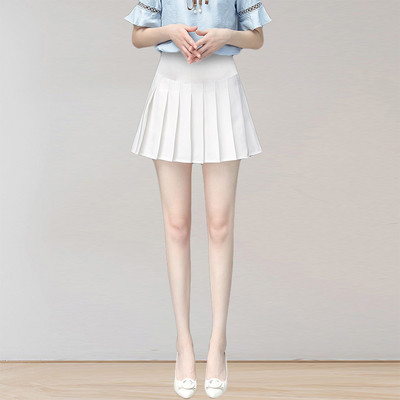 Дамска плисирана - къса пола за бременни 