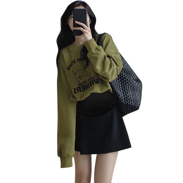 Дамска пола за бременни в два цвята 