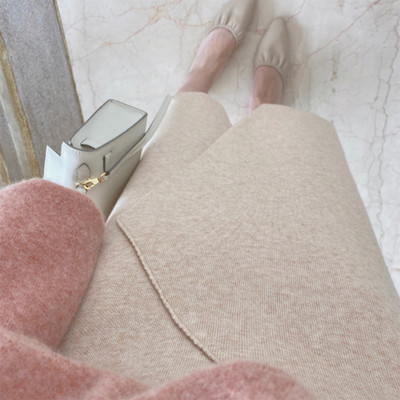 Ежедневна дамска пола с висока талия за бременни