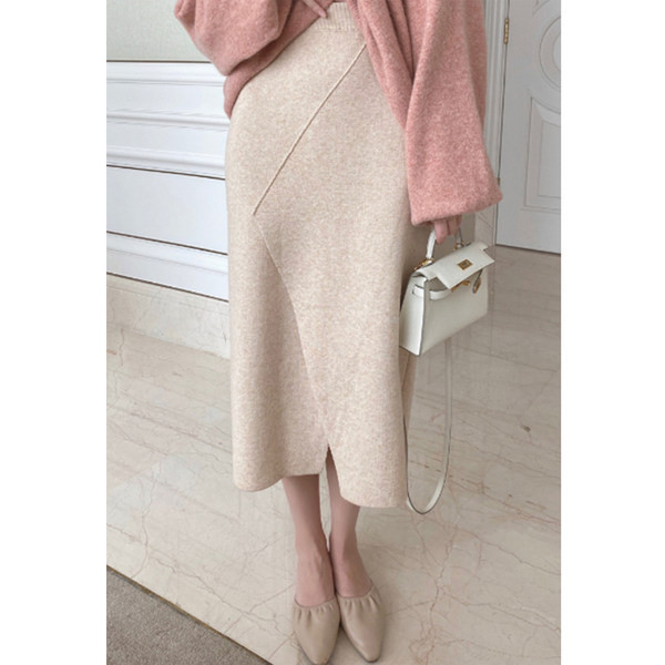 Ежедневна дамска пола с висока талия за бременни