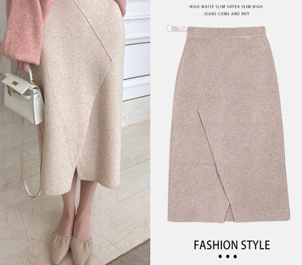 Дамска пола за бременни със средна дължина