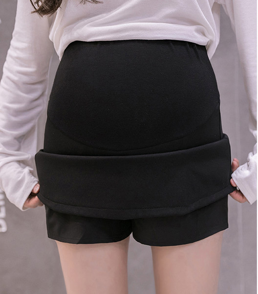 Дамска къса пола за бременни 