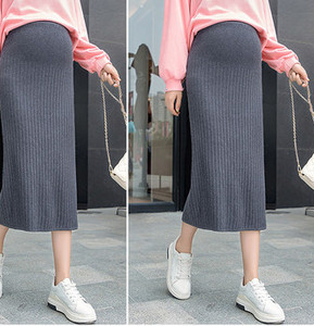 Ежедневна дамска пола за бременни в два цвята