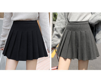 Įvairių spalvų moteriškas sijonas nėščiosioms