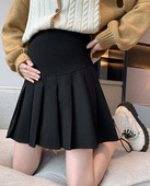 Дамска къса плисирана - пола за бременни 