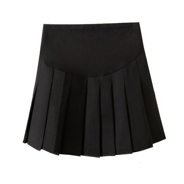 Дамска къса плисирана - пола за бременни 