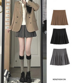 Дамска пола за бременни тип плисе с висока талия