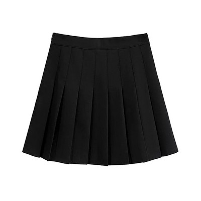 Дамска пола за бременни тип плисе с висока талия