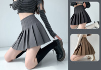 Moteriškas žieminis klostuotas sijonas nėščiosioms