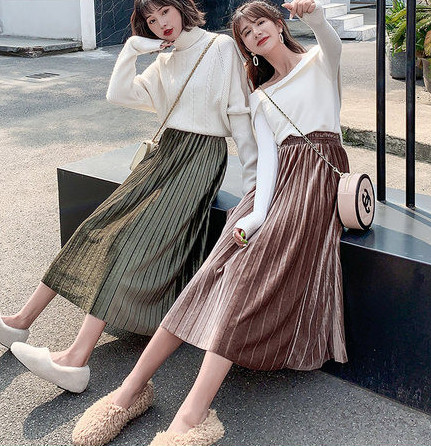 Φούστα εγκυμοσύνης σε τέσσερα χρώματα