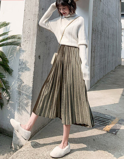 Φούστα εγκυμοσύνης σε τέσσερα χρώματα