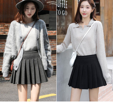 Къса дамска пола за бременни 