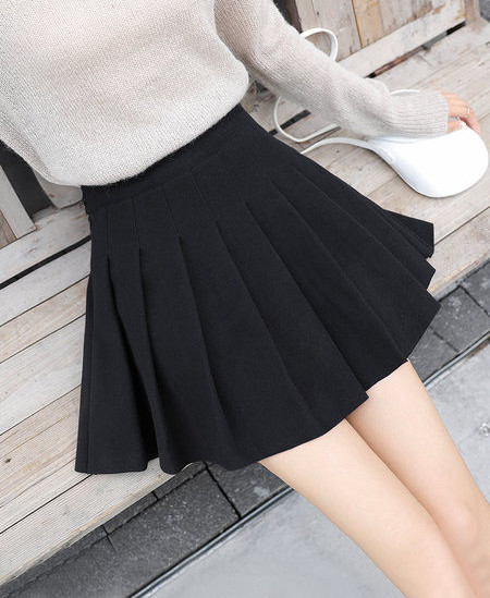 Къса дамска пола за бременни 