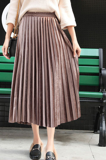 Naiste pikk rasedate seelik neljas värvitoonis