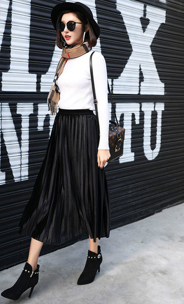 Naiste pikk rasedate seelik neljas värvitoonis