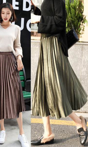 Naiste pikk rasedate seelik neljas värvitoonis