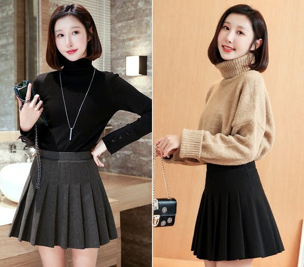 Дамска модерна къса пола за бременни 